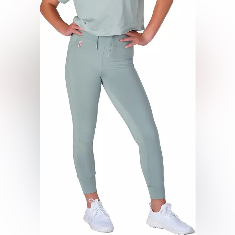 Easton Women's Jen Schro Leggings, blue-green, Large, NWT - Picture 7 of 9